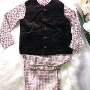 Remember Nguyen  SIMONETTA Christmas pajama vest set boys